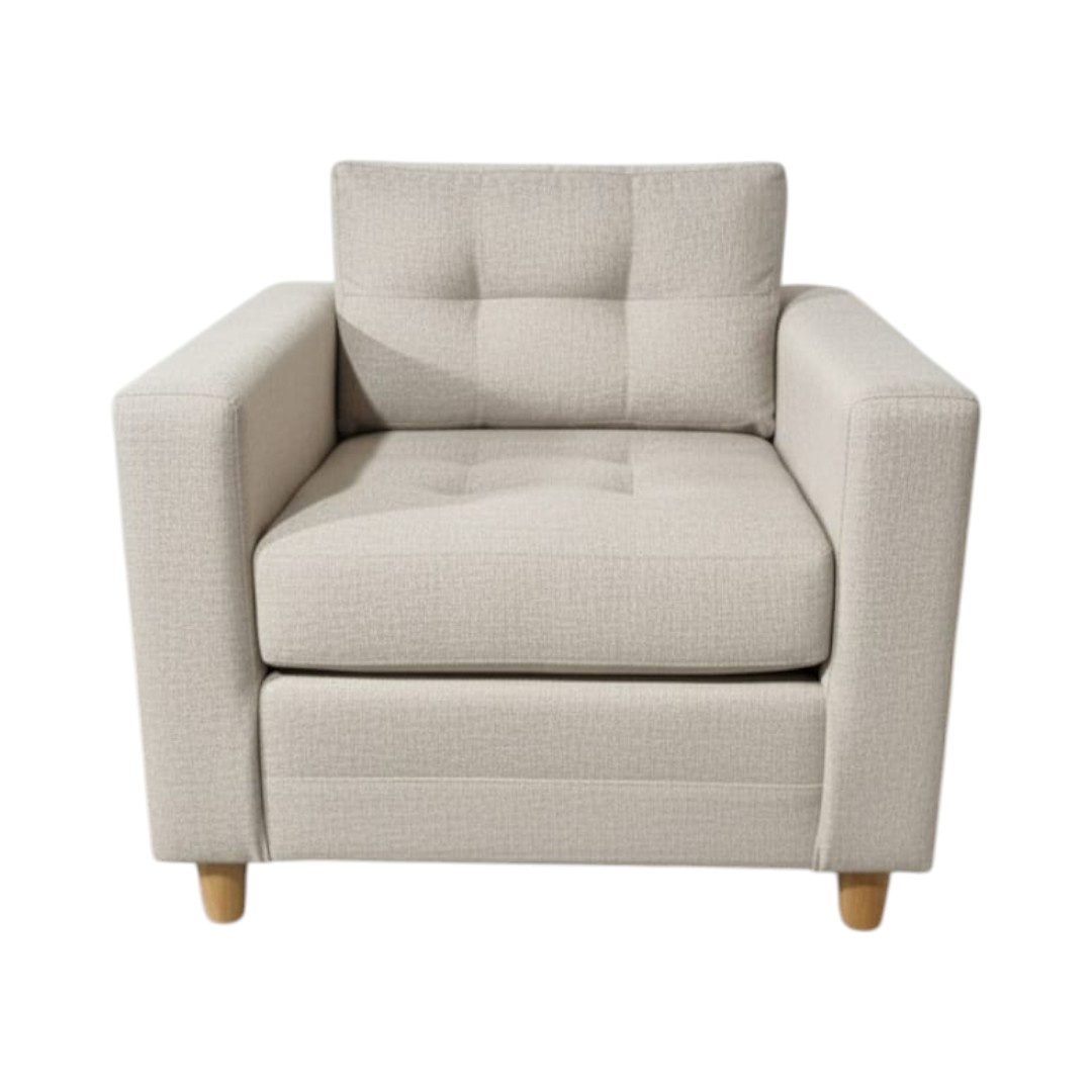 Diseños Valestrini - Poltrona Suecia Lino Beige