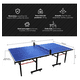 thumbnail image 5 of Mesa De Ping Pong Plegable 274x152 Cm Con Ruedas, 5 of 7