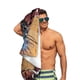 thumbnail image 5 of Cyborg Toalla de playa de secado rápido con diseño temático, regalo para mujeres y niñas, ideal para cumpleaños, fans, amantes de la música, uso en la playa o al aire libre, 78 × 180 cm, 5 of 6