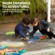 thumbnail image 5 of Juego de tizas para acera JOYIN, 72 unidades, lavables, 18 colores, regalo para niños, 5 of 7