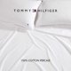 thumbnail image 4 of Juego de sábanas Tommy Hilfiger de algodón percal, nítido y fresco, color blanco, 4 of 9
