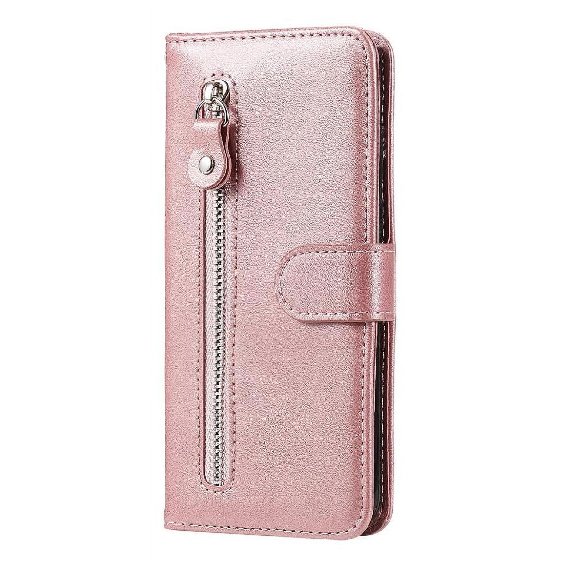 Gangxun - Funda Con Cremallera Para Samsung Galaxy A12 5G, Carcasa Cartera De Cuero Pu Con Soporte Y Tarjetero