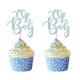 thumbnail image 1 of Adorno para cupcakes Giuffi Azul “Oh Boy” – Pack de 24, 1 of 2