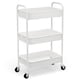 thumbnail image 1 of Organizador de almacenamiento CAXXA de 3 niveles, metal laminado, blanco, 1 of 9