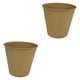 thumbnail image 1 of 2 Piezas De Cubos De Flores, Esculturas, Macetas De Regalo Para Jardín, Escritorio, Oficina, Color Amarillo, 1 of 3