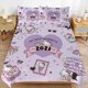 thumbnail image 2 of Purple Hello Kitty Comforter Twin SizeComforter Set for Kids Girls3Pcs Bedding Set Printed Comforter with 2 PillowcasesDown AlternativeSoft and Lightweight Bed Sheets, 2 of 5