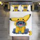 thumbnail image 1 of Stitch Pokmon Pikachu 3 Pieces Duvet Cover Set Full Size Super Soft Fade Resistant Microfiber, 1 of 4