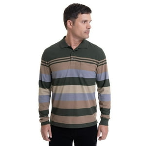 Kotting - Polera Piqué Listada Verde Verde 3Xl