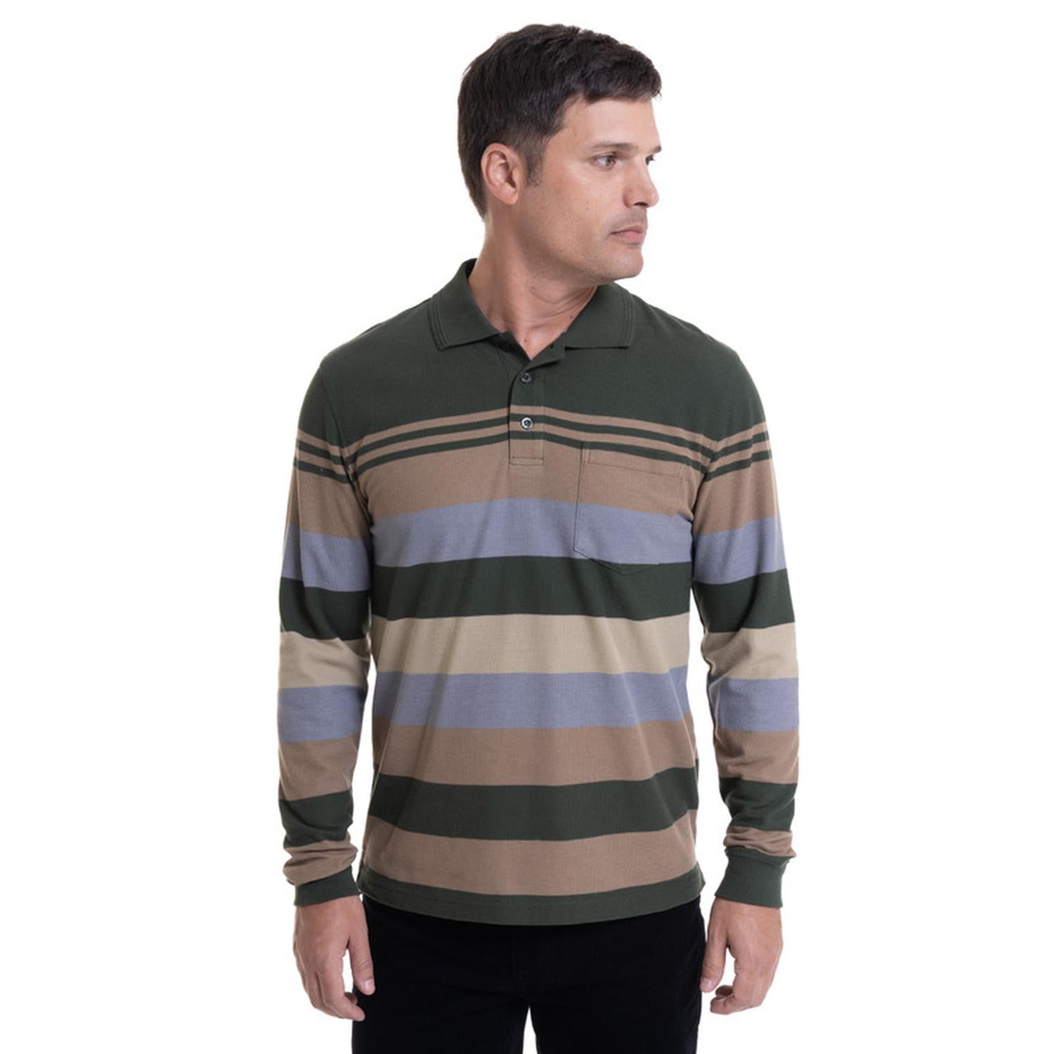 Kotting - Polera Piqué Listada Verde Verde 4xl