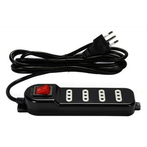 Gen - Alargador Enchufe Extension 3 Metros Zapatilla De Corriente Multicolor