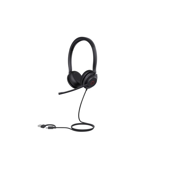 Auriculares Yealink UH35 USB‑C/A Dual UC con cable