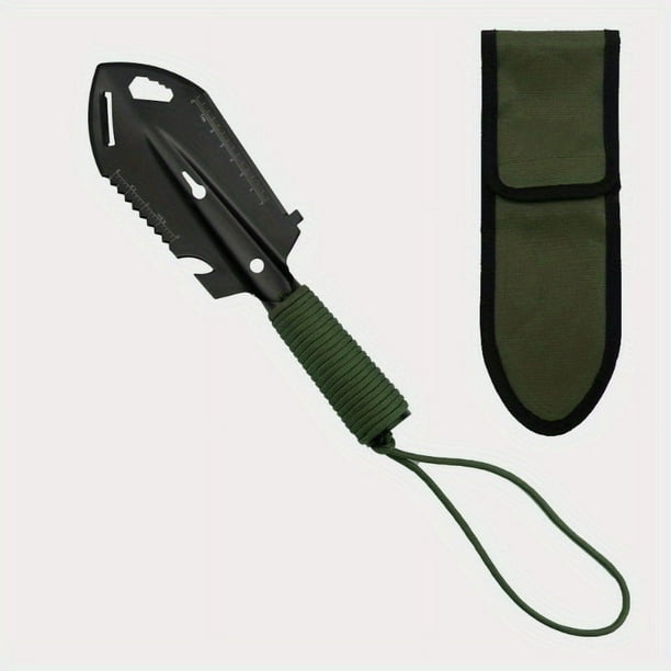 1pc Stainless Steel Multi-Functional Worker Shovel, Outdoor Camping Convenient Survival Equipment, Hand Shovel, Garden Shovel, Hand Tools