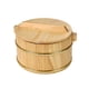 thumbnail image 2 of Cubo de arroz humeante de madera duradero con tapa 18cmx18cmx12cm, 2 of 3