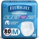 thumbnail image 1 of Ropa interior para incontinencia en adultos Medline FitRight Super M 80u, 1 of 8