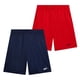 thumbnail image 1 of Pantalones cortos de baloncesto Reebok para niños, paquete de 2 unidades, malla, talla L, rojo/azul, 1 of 7