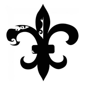 Rienda Libre Graphics - Decomural Fleur De Lis Floral Tile Ws-15598