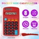 thumbnail image 3 of Calculadora De Bolsillo 18 Piezas Pantalla De 8 Dígitos, 3 of 7