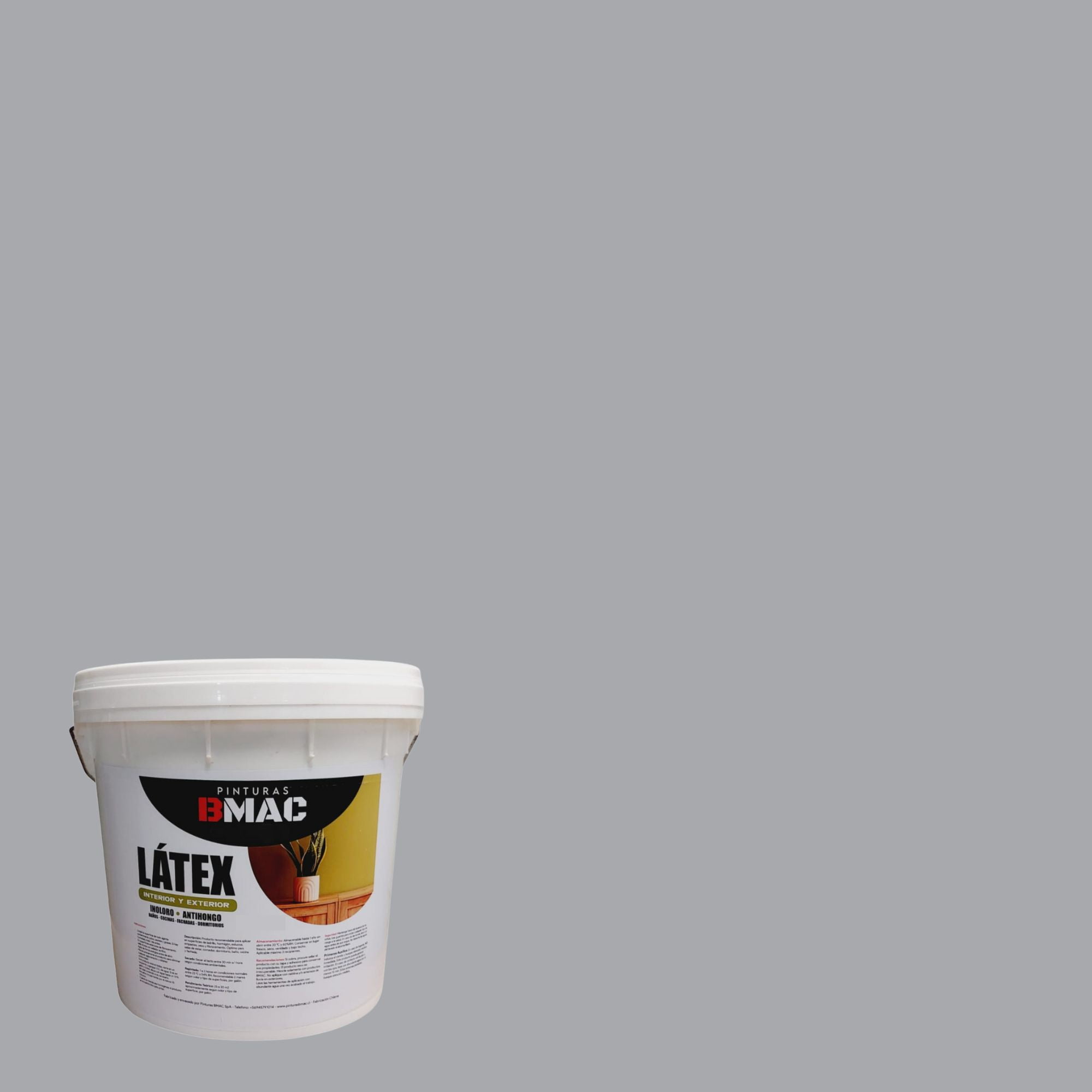 Latex Acrilico Gris Tineta 4g Bmac