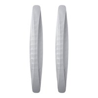 Magideal - 2 Uds Tira Protectora De Parachoques De Coche Tira Anticolisión Pvc Fácil Instalación Reemplazar El Labio Protector De Parachoques De Esquina Delanter Gris