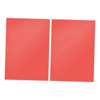 Magideal - Hoja De Pp Translúcida De Pvc, Plantilla Artística Artesanal, Filtro De Luz De Gel De Corrección A4 Multiusos Para Lámpara De Estudio Fotográfico, 2 Rojo