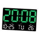 thumbnail image 2 of Reloj De Pared Para Niños Y Adultos, Pantalla LED, Reloj Digital Para El Hogar, Sala De Estudio, Dormitorio, Verde, 2 of 3