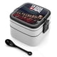 thumbnail image 1 of La Casa de Papel Fiambrera de Doble Capa, Contenedor de Almuerzo Portátil Apilable, Almacenamiento de Alimentos Hermético a Prueba de Fugas, 1000ml, 1 of 6