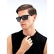 thumbnail image 4 of POLASUP GAFAS LENTES DE SOL Un par de gafas de sol de moda con montura negra mate y gris, 4 of 4