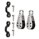 thumbnail image 3 of Kit De Carro De Anclaje Para Kayak Marino, 2 Bloques De Polea Con Tornillos, Hardware De Nailon, 3 of 5