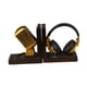 thumbnail image 4 of Sujetalibros De Mesa Con Forma única De Auriculares Con Micrófono Para Escritorio, Mesa De Café, 4 of 5