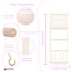 thumbnail image 2 of Organizador De Moños Para El Cabello 133 X 43 Cm Colgador De Pared Beige, 2 of 7
