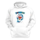 thumbnail image 1 of Polerón Canguro Doraemon Blanco Talla M Unisex, 1 of 3