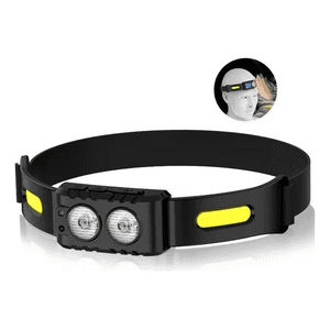 Genérico - Linterna Frontal Led Recargable Con Sensor Cinta Ajustable