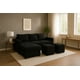 thumbnail image 2 of Sofa Seccional 3C Lusso Negro Chaise Lounge Ambos Lados, 2 of 4