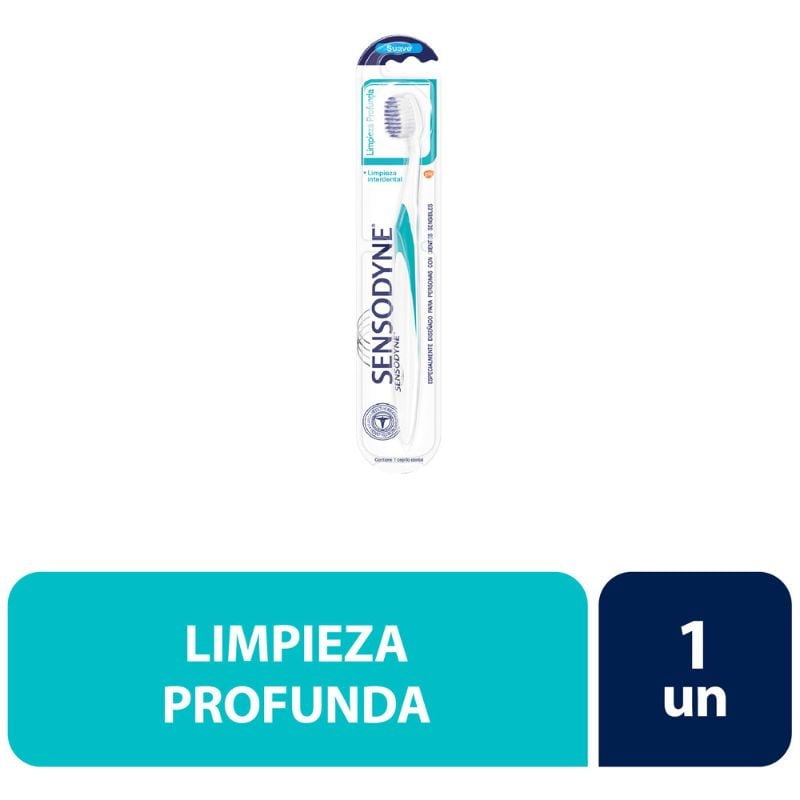 Cepillo De Dientes Limpieza Profunda Suave 1 Un Sensodyne