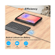 thumbnail image 5 of Funda Con Teclado Negro Para iPad A16 11th Gene Touchpad, 5 of 12
