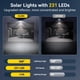 thumbnail image 5 of Luces Solares con Sensor de Movimiento TECKNET 231 LED para Exterior Impermeables - Pack de 8, 5 of 8
