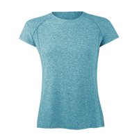 Andesland - Polera Dry Fit Manga Corta Deportiva Jaspeada Mujer