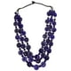 thumbnail image 4 of Collar Bohemio Collar Babero Collar De Cuentas De Madera Para Mujer Dama Boda Azul Real, 4 of 5