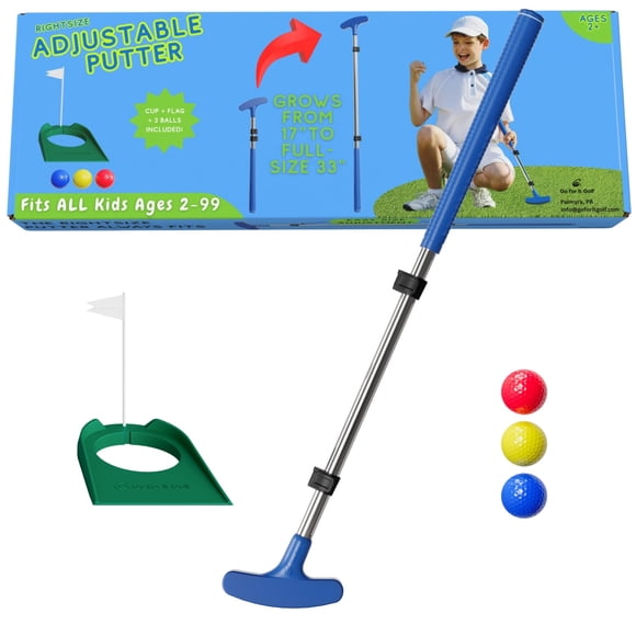Putter Go For It Golf Ajustable 17‑84 cm, edades 2‑12 años