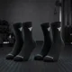 thumbnail image 1 of Calcetines Mujer Deportivos Largos Athena Crew - Negro Obsidian - 2 pares, 1 of 6