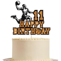 Gtseryeio - Fiesta De Feliz Cumpleaños T11 Con Temática De Baloncesto Cake Topper