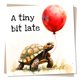 thumbnail image 1 of Tarjeta de cumpleaños Nokular 135 x 135 mm Tortuga con globo, 1 of 5