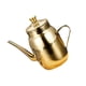 thumbnail image 1 of Dispensador De Aceite De Acero Inoxidable Con Pico Largo, Recipiente Para Aceite Para Cocinar En El Hogar, Dorado, 420 Ml, 1 of 5