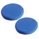 thumbnail image 5 of 2 x taburete de bar cubre silla redonda cubierta de asiento protector de manga azul real 30cm, 5 of 5