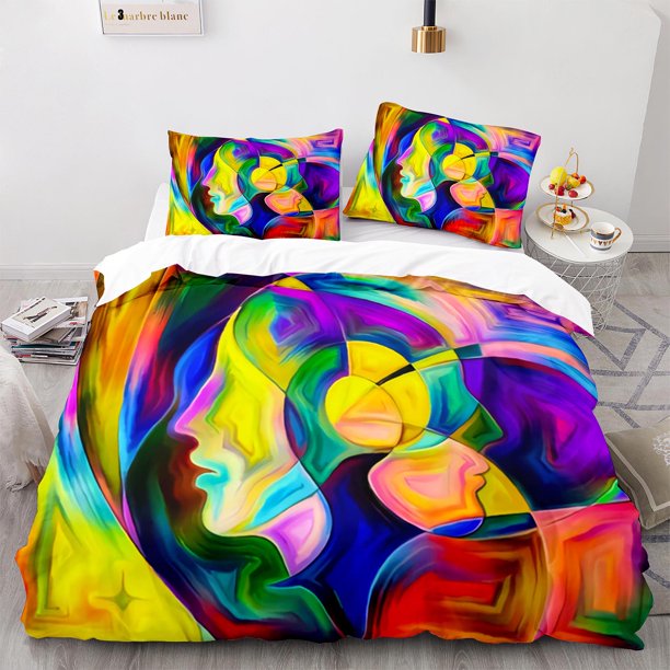 Color lead painting Bedding Set Single Twin Full Queen King Size Art Bed Set Aldult Kid Bedroom Duvetcover Sets 3D Bed Sheets