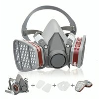 Genérico - Mascarilla Antigas 6200+Filtros 6001(P100/Ácidos/V.Orgánic.)