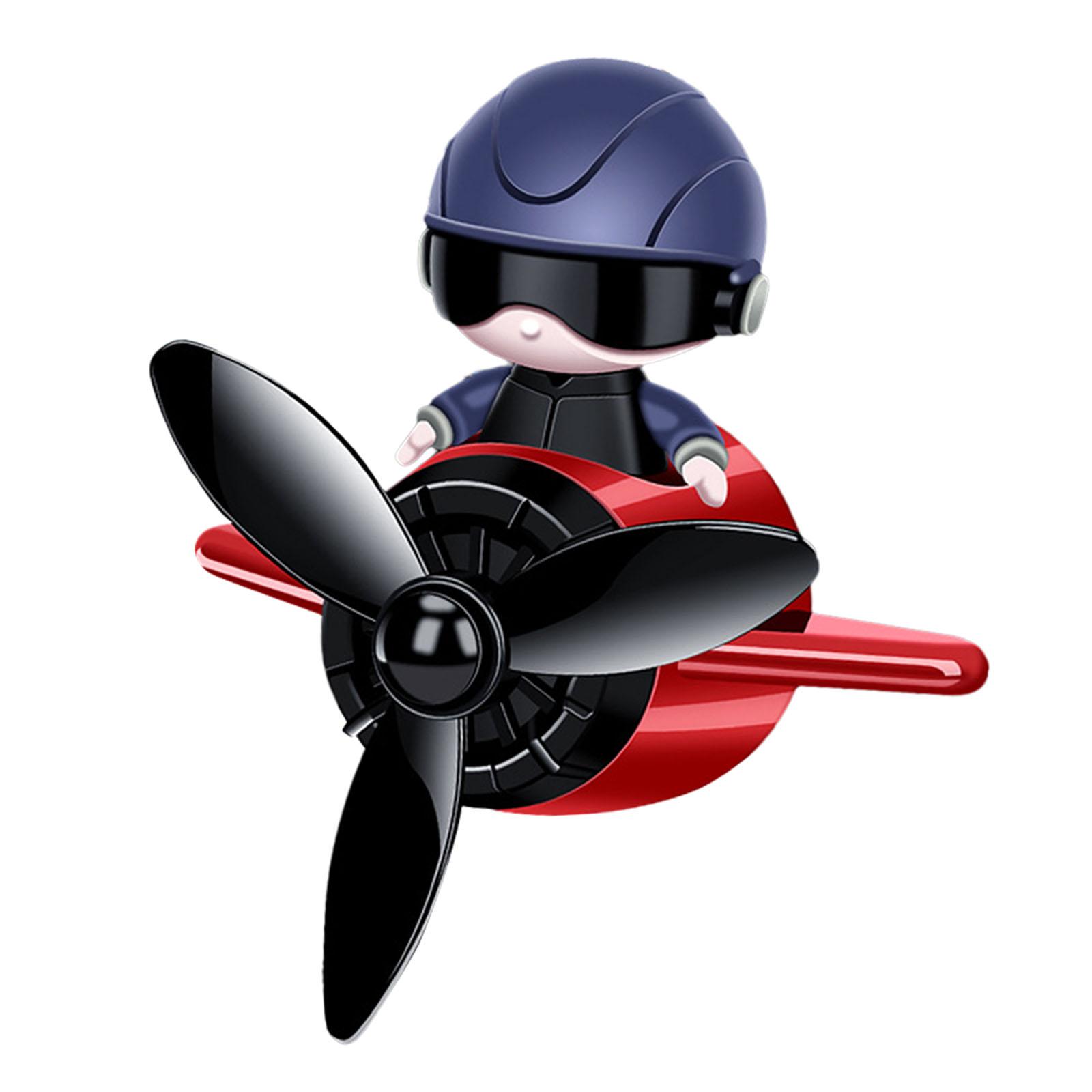 Bothyi - Ambientador Para Automóvil Decoración Interior Linda Adorno De Ventilación De Aire Fácil De Instalar Rojo