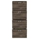 thumbnail image 4 of Cajonera 132,2x47x5x45 Cm Fm-005n Negro Y Café Oscuro, 4 of 9