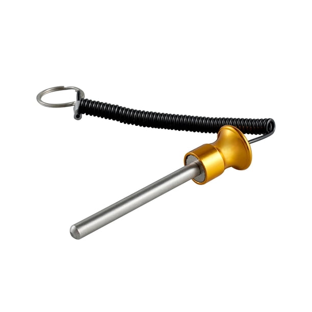 Pasador De Pila De Pesas Con Cable De Bloqueo De Cuerda De Tracción, Pieza De Repuesto Para Equipo De Gimnasio, Amarillo, 8mm X 80mm