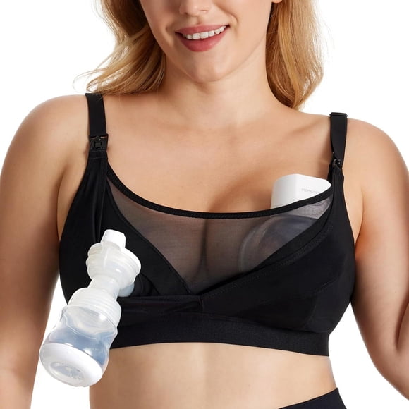 Sostén Momcozy Bombeo Malla Soporte Manos Libres Plus Size